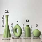 4 Piece Set of Bohemian Style Vases, Dried Flower Arrangement Vases, for Home Decoration Vases, Office Desktop Vase Ornaments, B - Image 4