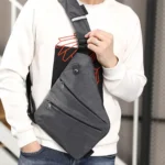 Chest Bags Crossobdy Bags for Men Waterproof Male Multifunction Cross Body Messenger Bag Single Shoulder Grey Fanny Pack Sac - Image 31
