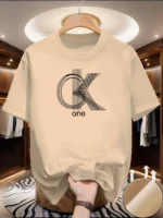 Men's Graphic T-Shirts - Casual crew neck, short sleeves, summer essentials, fashionable prints, comfortable clothing | Modern c - Image 2