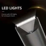 Electric Beard Trimmer for Men LED Hair Cutting Machine Intimate Area Shaver with Safety Razor Clipper for Facial Hair Shaving - Image 10