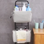 Portable  Hanging Organizers Baby Care Essentials Crib Storage Cradle Baby Crib Organizer Diaper Bag Linen Baby Bed Accessories - Image 4