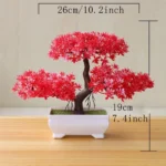 Artificial Tree Bonsai Simulation Plants Pot Plants for Garden Table Home Room Bedroom Decoration Outdoor Fake Plant Ornaments - Image 5