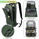 Heroic Knight Men Business Backpack Multifunction Slim Laptop Bags For Women outdoors Waterproof pack Aesthetic Backpack Design - Image 5
