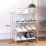 3/4 Shoe Rack Multi Layered And Space Saving Shoe Rack For Simple Household Storage And Storage Three And Four Layer Shoe Racks - Image 4