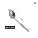 Kitchen Cookware Cooking Utensils Stainless Steel Shovel Soup Spoon Turner Utensils Dinnerware Cooking Tool Kitchen Gadgets - Image 10