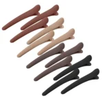 12 PCS Hair Clips for Styling Sectioning, 3.1 Inch Matte Alligator Hair Clips Barrettes No Crease Duck Billed - Image 2