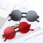 Festival Fashion Sunglasses Circular Sunglasses Trendy Ocean Sunglasses Colorful Sunglasses For Parties Candy-Colored Glasses - Image 2