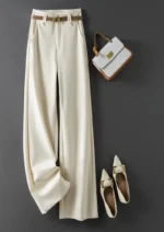 Dress Pants Work Office Long Women's Tailoring Female Trousers Casual Harajuku Slacks All Medium Y2k Streetwear Elastic One Size - Image 12
