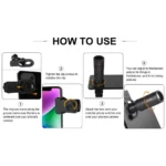 New 32x Telephoto Mobile Phone Telescope Zoom Lens High-definition Concert Viewing Shooting Equipment Mobile Phone Lenses - Image 14
