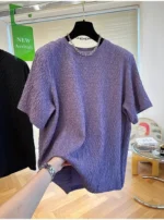 Summer Men T-Shirts Casual Lazy Breathable Quick Drying Short Sleeves Cool Fashion Loose Korean Outdoor High Street Top - Image 14
