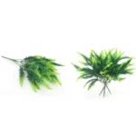 Artificial Plants Fake Leaf Foliage Bush Home Office Garden Wedding Decors - Image 21