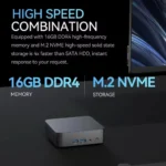 Mini PC Windows 11 Intel Core i9 10980HK Core i3 6100U Desktop Computer 16GB 32GB DDR4 1TB2TB SSD Office Portable PC Gamer 4K HD - Image 3