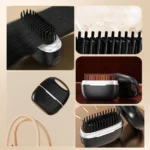 Small Hair Straightener Comb Straighteners Hair Styling Tool Less Frizz Smoother Straightening Brush Straighten Hair Brush - Image 3