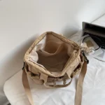 Large capacity Tote Bags for Women Shoulder Side Bag Fashion Space cotton Shopping Bags Multi-pocket Messenger Bag Lady Handbags - Image 34