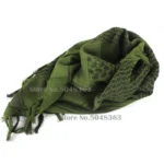 Tactical Arab Shemag Cotton Scarves Outdoor Unisex Army Military Hunting Paintball Head Scarf Face Mesh Desert Bandanas Scarf - Image 4