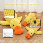 1/3PCS Things For Dogs Accessories Dog Supplies Calming Duck Squeaky Plush Toy Luxury Sleep Aid Durable Puppy Companion Pet - Image 5