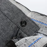 Daily Versatile Male Formal Trousers Stable Waist Breathable Linen Textured Fabric Office Wedding Multi Scene Long Pants - Image 26