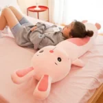 2025 New Pillows for Bedroom Soft and Comfortable Soft Long Sleeping Pillow Delicate and Smooth Cute Animal Cylindrical Pillow - Image 2
