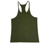 Men's Sports Gym Fitness Tank Top Y Back Fitness Lightweight Shoulder Strap Muscle Fit Tight Fitness Limit T-shirt - Image 9