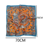New Style Silk Scarves for Women – Luxury Silk Square Scarves, Designer-Style Silk Headscarves - Image 2