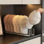 Hat Stand for Baseball Caps No Install Acrylic Hat Organizer for 7 Baseball Caps Hat Racks for Baseball Caps Display Organizer - Image 5
