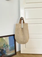 Handmade Woven Beach Bags for Women Handbag Large Capacity Travel Shoulder Bag Bohemian Straw Bag Vacation Shopper Tote Clutch - Image 13