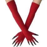 Ladies' Gloves, Long Hook-Finger Tinted Gloves, Ball Gloves, Bride's Wedding Dress Gloves, Sun-Protective Fashion Gloves C101 - Image 18