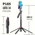 Portable camera tripod with wireless remote control and 360 ° rotation for video recording, video recording, and live streaming - Image 9