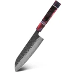 1-4 PCS Kitchen Knife set Damascus Steel Japanese chef Knife Santoku Knife Nakiri Knife kiritsuke knife Stable wood Handle - Image 9