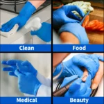 20/100pcs Nitrile Gloves, Cleaning Gloves, Dishwashing Gloves, Household Cleaning Gloves, Disposable Nitrile Gloves, Black Gloves Disposable Nitrile Gloves Household Nitrile Gloves Powder-Free Nitrile Gloves Touchscreen Compatible Gloves - Image 6