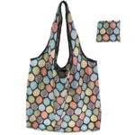 Tote Bags Flower Print Women's Grocery Handbags Outdoor Foldable Shopper Eco Shopping Bag Reusable Storage Bag Organizer Bags - Image 28