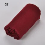 Sparsil Women Summer Soft Retro Tassels Solid Color 180x90 Shawls Female Thin Wraps Hijab Beach Holiday Scarf - Image 33