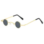 Vintage Sunglasses Round Steampunk Sunglasses Round Metal Frame Small Round Sunglasses Gothic Sunglasses Hippy Glasses - Image 14