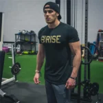 Men Tshirt Short Sleeve Shirts for Men Casual Workout Gym Fitness Muscle Shirt Daily Wear - Image 7