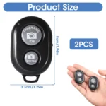 1/2 Pack Camera Remote Shutter Bluetooth Remote Control Wireless, Universal Selfie Stick Shutter Release, Wireless Remote - Image 4