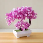 Artificial Plants Bonsai Simulated Tree Potted Fake Flowers Table Porch Potted Ornaments Home Wedding Decor Housewarming Gift - Image 24