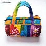 Quilted Tote Bag Men Women Large Hobo Purse Boho Chic Shoulder Bag Unique Paisley Print Beach Bag Spacious Travel Tote Handbag - Image 6