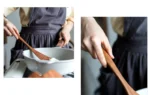 Wooden Kitchenware Cooking Shovels Spoon Colander Kitchen Utensils Set Household Cutlery Rack Teak Natural Wood Cookware - Image 10