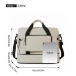 Travel Bag with Large Capacity for Short-Distance Travel, Storage Luggage Bag, Portable Lightweight Crossbody Sports and Fitness Bag for Women, Expandable and Can Be Attached to a Trolley Case - Image 11