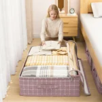 1Pc Under Bed Storage Containers, Large Capacity Underbed Storage Bags Organizer, Thick Fabric Storage Bins with Clear Window - Image 10