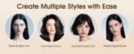 Hair Straightener Brush with LCD Display Cordless USB Charging Straightener Portable Mini Straightening Brush for Home Travel - Image 13