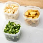 Food Storage Container 6 Grids Vegetable Fruit Fresh-keeping Box with Lid for Refrigerator Kitchen Spice Seasoning Storage Jar - Image 6