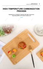 Wooden Chopping Boards Cutting Serving Board Double-sided Available Wooden Thick Boards for Chopping Charcuterie Serving Boards - Image 25
