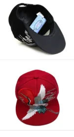 Men Baseball Cap Flat Hats  Embroidery Flat Top Hat Men Women Outdoor Leisure Hip Hop High Street Big Head Plus Size - Image 4