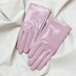 Women's Patent Leather Gloves Men's Leather Gloves Shiny Black Party Evening Short Gloves - Image 22