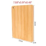 Wooden Cutting Board Kitchen Double-sided Available Thick Wood Board Thickened Fruit and Vegetable Cutting Board - Image 8