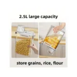 2.5L Covered Moisture-proof Sealed Storage Container - Used for Grain, Nut, Flour, Rice Food Storage Boxes - Image 10