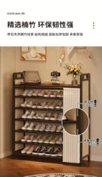 Display Foldable Shoe Racks Organizer Cabinet Portable Luxury Shoe Racks European Shelf Meuble Chausssure Home Furniture - Image 20