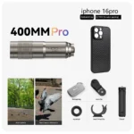 ED Low Dispersion 400mm Telephoto Lens, Fotorgear Pro with 13 Elements & 35mm Prism, No Vignette, IOS Stabilization for Phone - Image 11