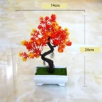 Artificial Plants Bonsai Simulated Tree Potted Fake Flowers Table Porch Potted Ornaments Home Wedding Decor Housewarming Gift - Image 11